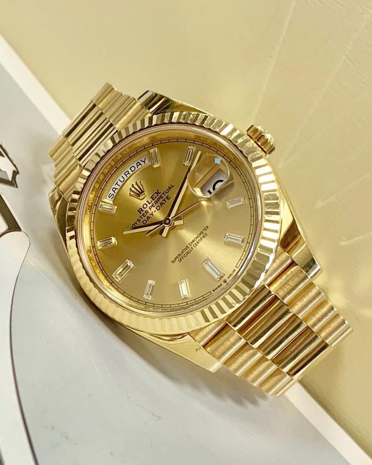 Replica Rolex Day-Date Yellow Gold Watches